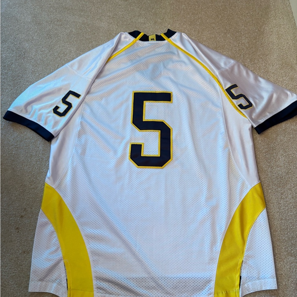 Adidas White and Yellow Jersey with Number 5